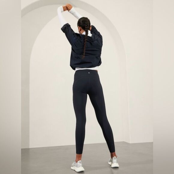 NWOT Athleta Rainier Tight // Navy #487745 - Picture 2 of 9